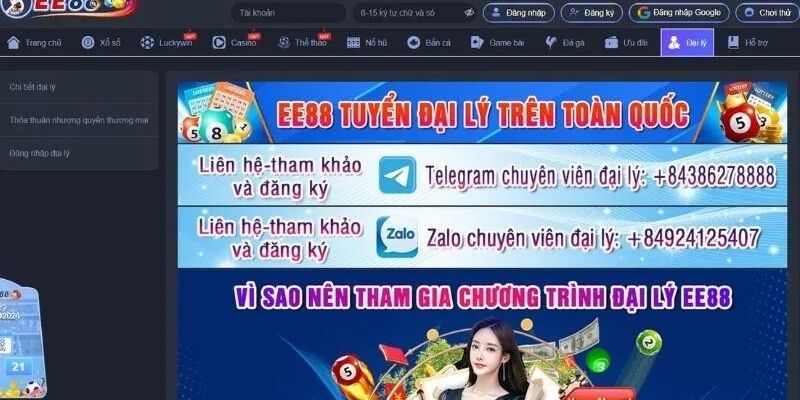 Các lý do nên gia nhập mạng lưới đại lý EE88